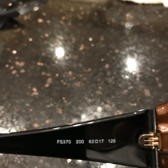 Fendi sunglasses brown/black with case and cloth - Picture 8 of 11